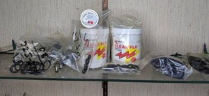 lot 280 image: Assortment of Beer Tap Line Cleaning Items