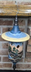 lot 243 image: Beautiful Painted Birdhouse