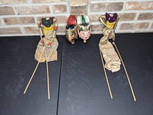 lot 241 image: Two Unique Asian Puppets