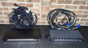 lot 225 image: Belkin OmniView PRO3 8-Port KVM Switch and Belkin OmniView PRO2 8-Port PS2 KVM Switch