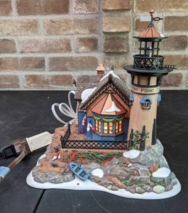 lot 227 image: Dept 56 Dickens Village Series Lynton Point Tower