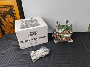 lot 450 image: Dept 56 Dickens Village Quillys Antiques