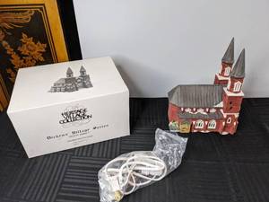 lot 437 image: RETIRED Department 56 Heritage Village Collection Brick Abbey Dickens Village Series