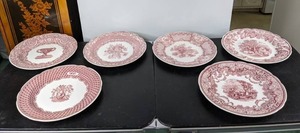 lot 94 image: Collection of 6 Spode Archive Collection Victorian Series Plates