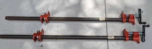 lot 384 image: Pair of 40L Bar Clamps