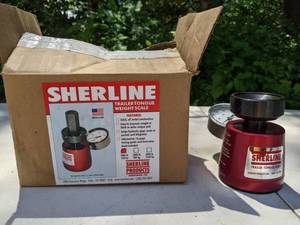 lot 374 image: Sherline Trailer Tongue Weight Scale, 1000lb