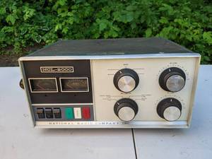 lot 361 image: Vintage National Radio Company Linear Power Amplifier NCL-2000