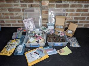 lot 504 image: TONS of Electronic Parts Radio Shack, KSL, NTE, Resistors, LED, Transistors, Etc.