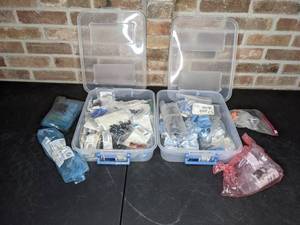 lot 505 image: Very Large Assortment of Electronic Capacitors with Storage Containers