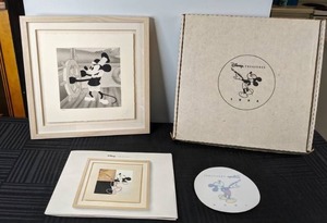lot 492 image: Disney Treasure Steamboat Willie Lithograph with COA