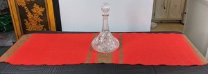 lot 480 image: Vintage Wine Decanter and Table Runner