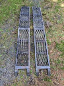 lot 621 image: Carry-On Trailer Folding Steel Ramps