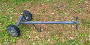 lot 660 image: Trailer Dolly Hand Cart with Ball Hitch