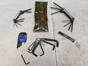lot 602 image: Collection of Assorted Allen Wrenches and Torx Key Sets