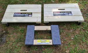 lot 604 image: Pair of Harwood Dollys and Movers Dolly