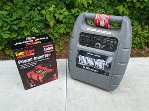 lot 655 image: EverStart 400w Vehicle Power Inverter Converter and Portable Power 400w Inverter ACDC