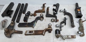 lot 718 image: Large Lot of Hitches and Balls by Buyers A, Curt, Reese, and More