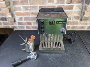 lot 645 image: Rancilio Miss Silvia Espresso Machine and Accessories