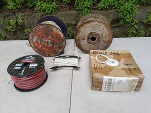 lot 741 image: Assortment of Pulling Cord, Speaker Cables and More
