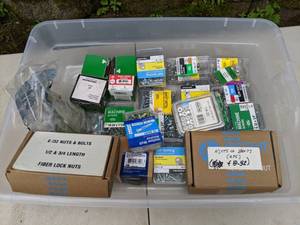 lot 704 image: This Lot is Nuts And Bolts, and Screws, Washers, and Anchors  Self Drilling, Machine, Sheet Metal, and More
