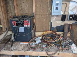 lot 734 image: Vintage Craftsman Dual Range 230 AMP Welder and Gas Welding Torch