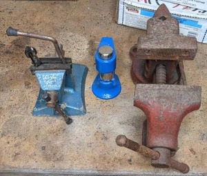 lot 769 image: A Trio of Vices and Crimpers
