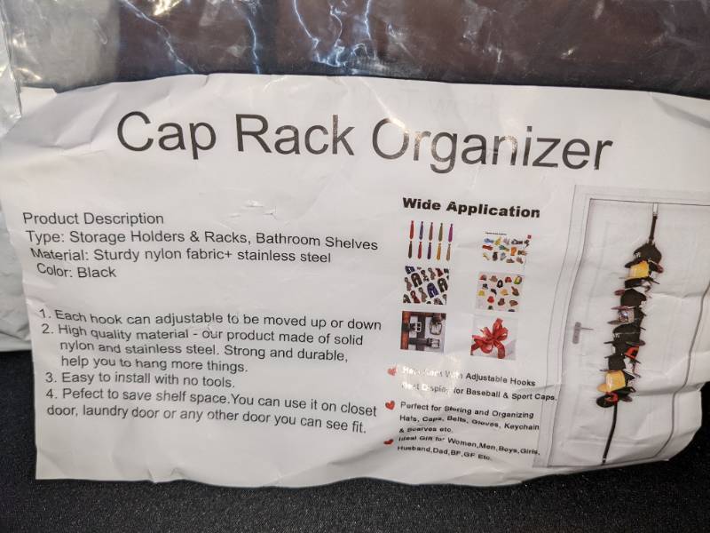 2 Perfect Curve Cap Racks, Each Holds 36 Caps