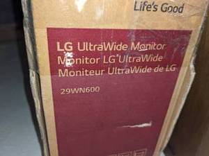 LG 29WN600-W 29 219 UltraWide WFHD IPS HDR10 Monitor with FreeSync, Silver