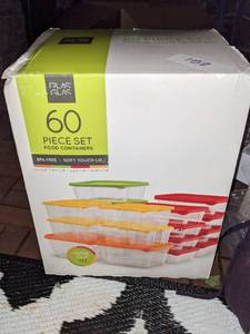 Plas Glas 60 Piece Food Container Set