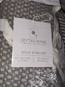 Levtex Home Euro Pillow Cover Set, 26 x 26