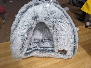 Miss Meow Ultra-Plush Burrow Cat Bed