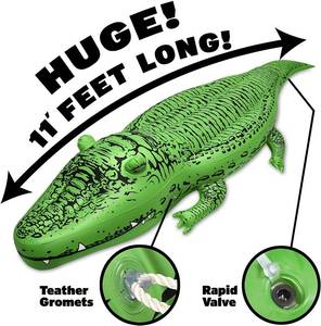 GoFloats BigAl Giant Inflatable Alligator