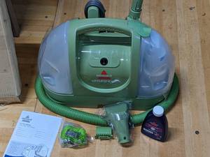 BISSELL Little Green Multi-Purpose Portable Carpet and Upholstery Cleaner, 1400B