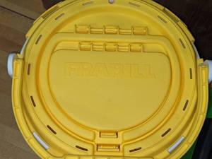 Flambeau Tackle Box and Frabill Minnow Bucket