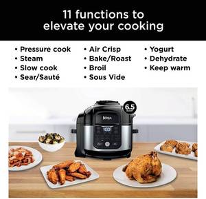 Ninja FD302 Foodi 11-in-1 Pro 6.5 qt. Pressure Cooker & Air Fryer