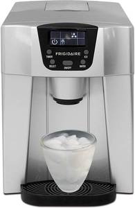 Frigidaire EFIC227-2 in 1 Water Dispenser with Ice Maker - 2 Size Ice Cube - LCD Display- Compact Size - Silver