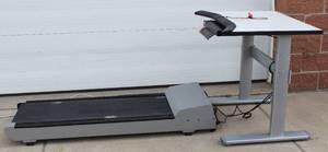 Walkstation Height Adjustable Walking Treadmill For Office Or Home