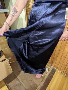 Teeze Me Navy Blue Formal Dress, Size 56