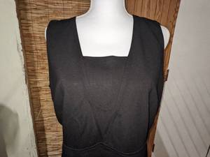 Talbots Classic Black Sleeveless Dress, Sz 14