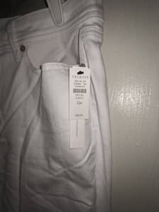 Talbots White Jeans and Navy Capri Pants, Sz 12P