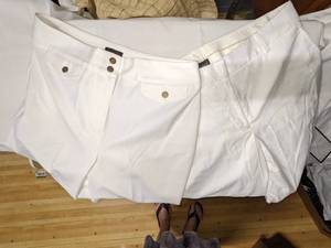 2 Pair of Talbots White Pants, Size 8