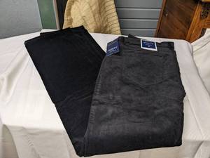 Charter Club Black Velvet Jeans, Sz 14