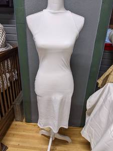 White Bodycon Dress, Sz S