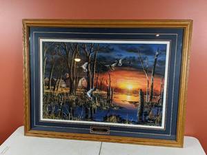 lot 26 image: SignedNumbered Wall Art Autumn Visitors by Jim Hansel