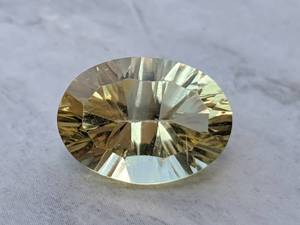 lot 75A image: 14.14 Carat Fancy Cut Starburst Natural Citrine Gemstone