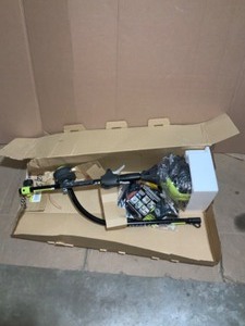 RYOBI 4-Stroke 30 cc Attachment Capable Curved Shaft Gas Trimmer. See Pictures
