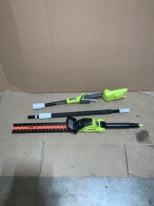 RYOBI 40V 18 in. Cordless Battery Pole Hedge Trimmer (Tool-Only). See Pictures