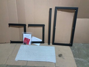 Hampton Bay West Park Aluminum Outdoor Patio Coffee Table. See Pictures