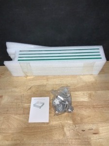 VEVOR Fire Pit Wind Guard 19 x 19 x 6 in. Glass Flame Guard with Non-Slip Feet Fire Wind Guard Fence with 0.3 in. Thickness. See Pictures