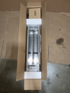 Heat Storm Tradesman 1,500-Watt Electric Outdoor Infrared Quartz Portable Space Heater with WallCeiling Mount. See Pictures